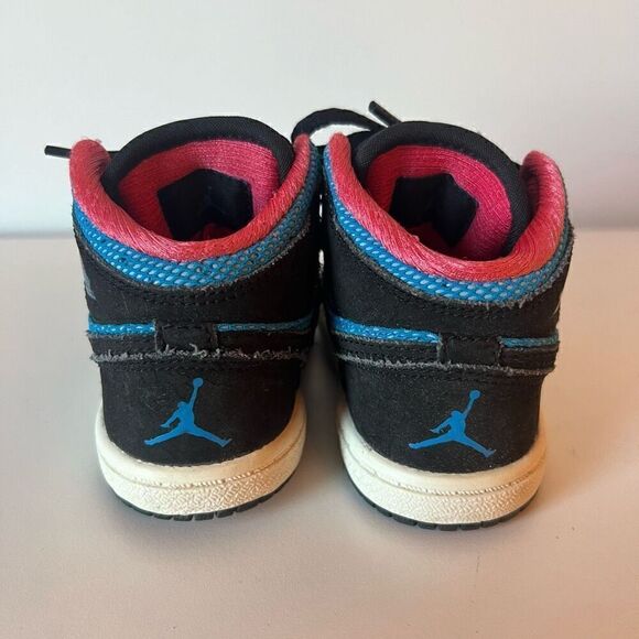 Nike Air Jordan 1 Phat Toddlers Shoes Basketball Blue Black Kids Size 6C Sneaker - Picture 5 of 9